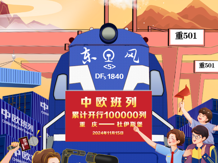 从1到100000，见证中欧班列联通世界